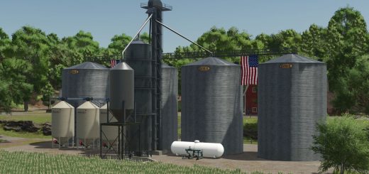 Storage silo with corn dryer v1.0