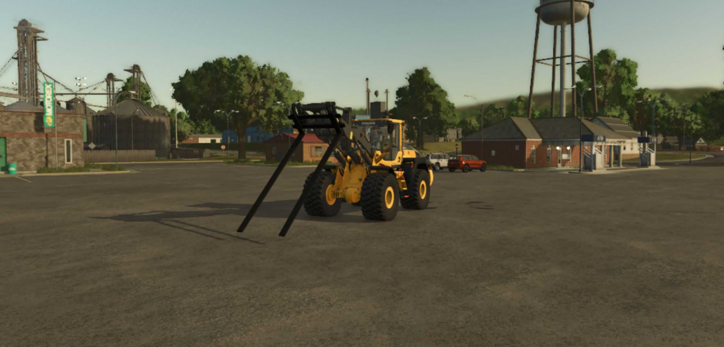 Wheel loader extended forks V1.0