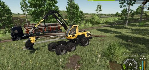 Wood harvester Komatsu 951 v1.0