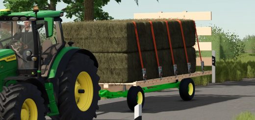 John Deere 1075 Hay Wagon v1.0