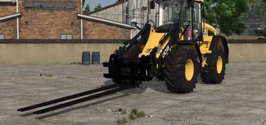 Wheel loader extended forks V1.0