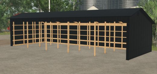 30×80 Three Sided Shed v1.0