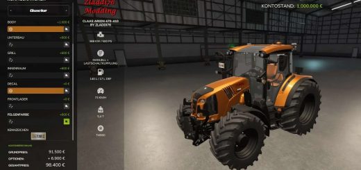 Claas Arion 470-410 v1.0