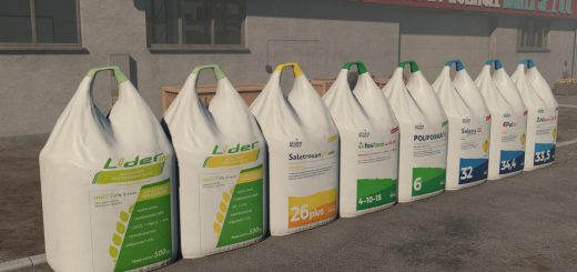 Fertilizer And Lime Big Bags Pack v1.0