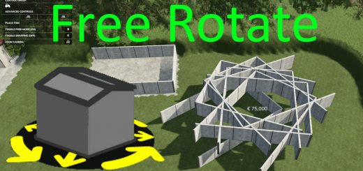 Freely Rotate Placeables V1.0