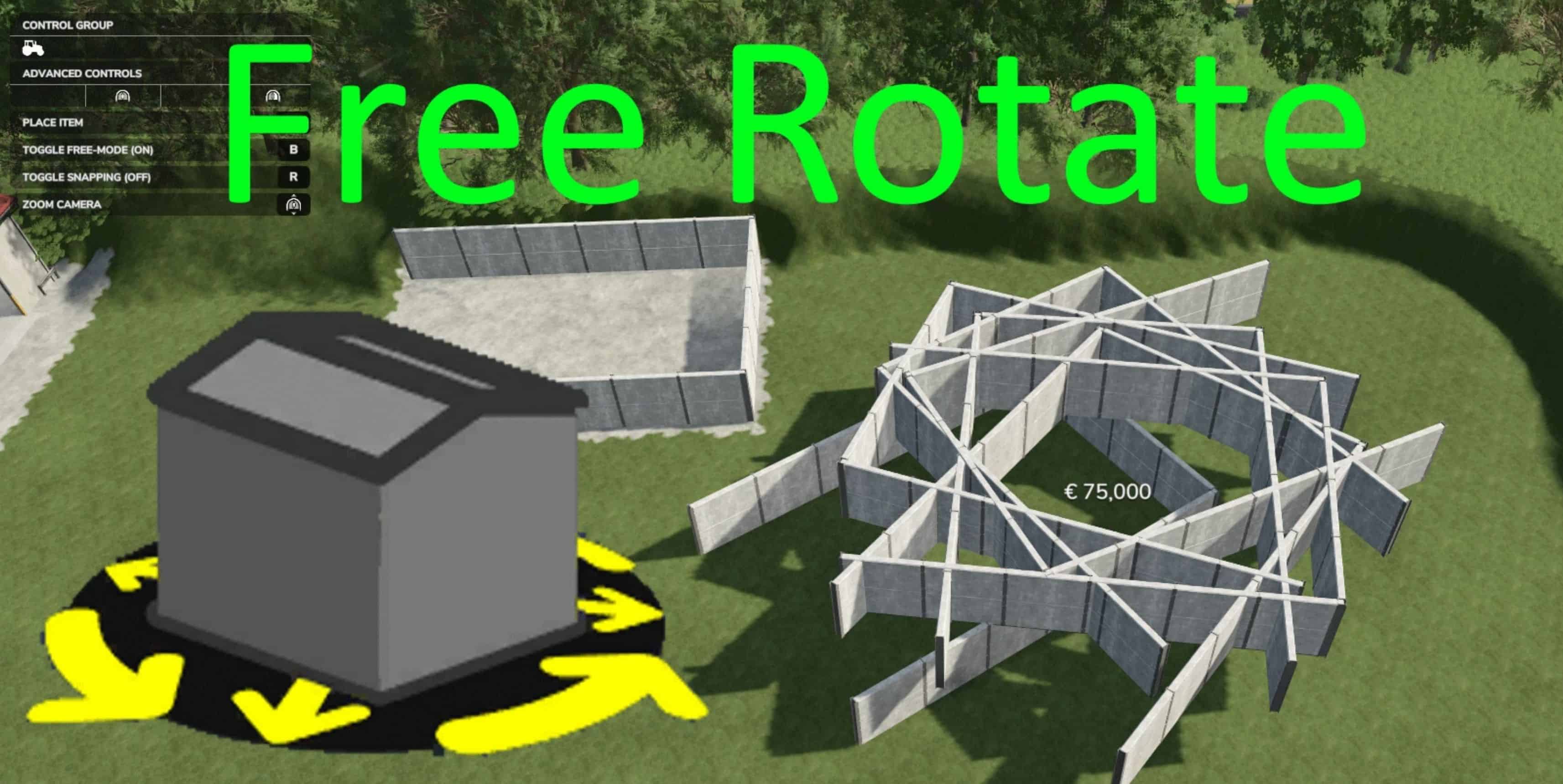 Freely Rotate Placeables V1.0