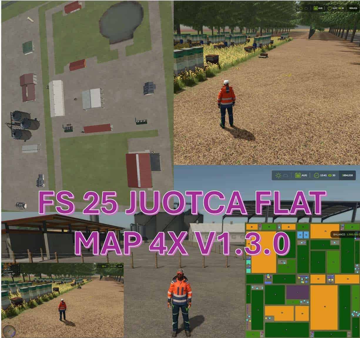 JUOTCA FLAT MAP 4X V1.3