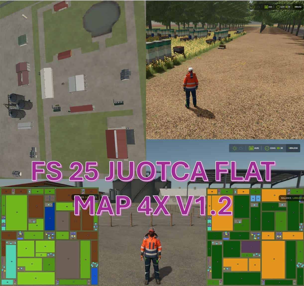 Juotca Flat Map 4X V1.2