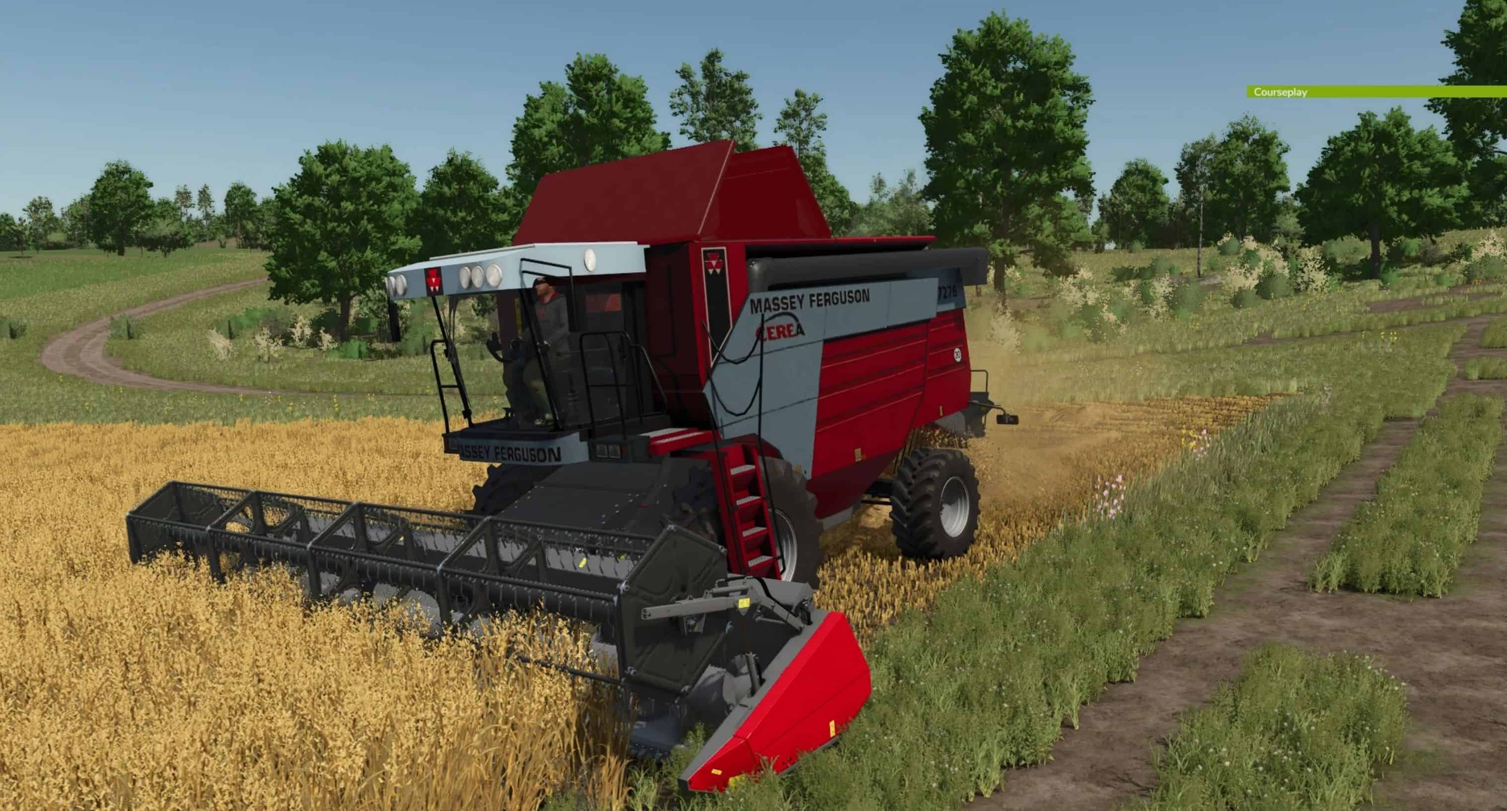 Massey Ferguson 7278 with header v1.0