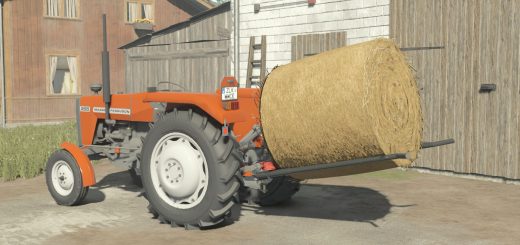 Self-made bale fork v1.0