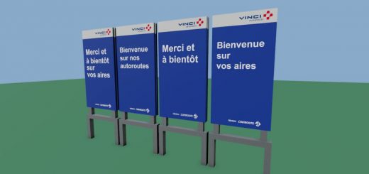 Vinci motorway panel pack (Prefab) v1.0