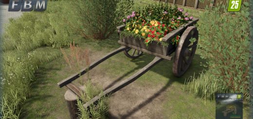 Wooden Flower Cart v1.0