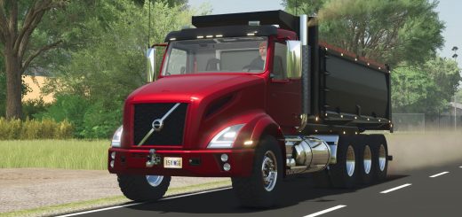 Volvo VNX300 Dump Truck Pup Trailer v2.0