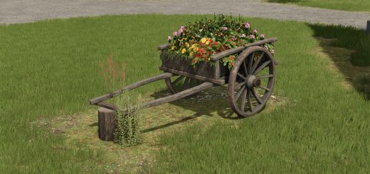 Wooden Flower Cart v1.0