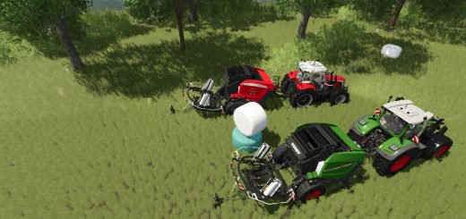 Fendt / Massey Ferguson bale wrappers V1.0