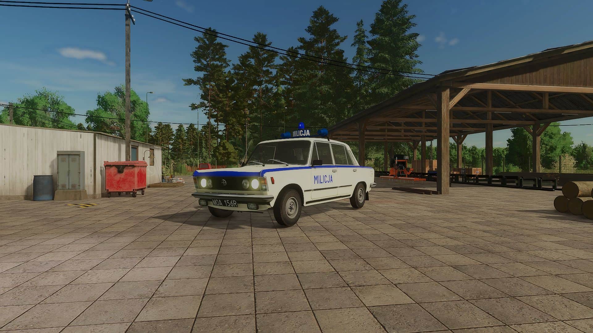 Fiat 125p FSO Milicja v1.0