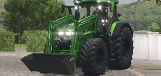 John Deere 7R with front loader V1.0