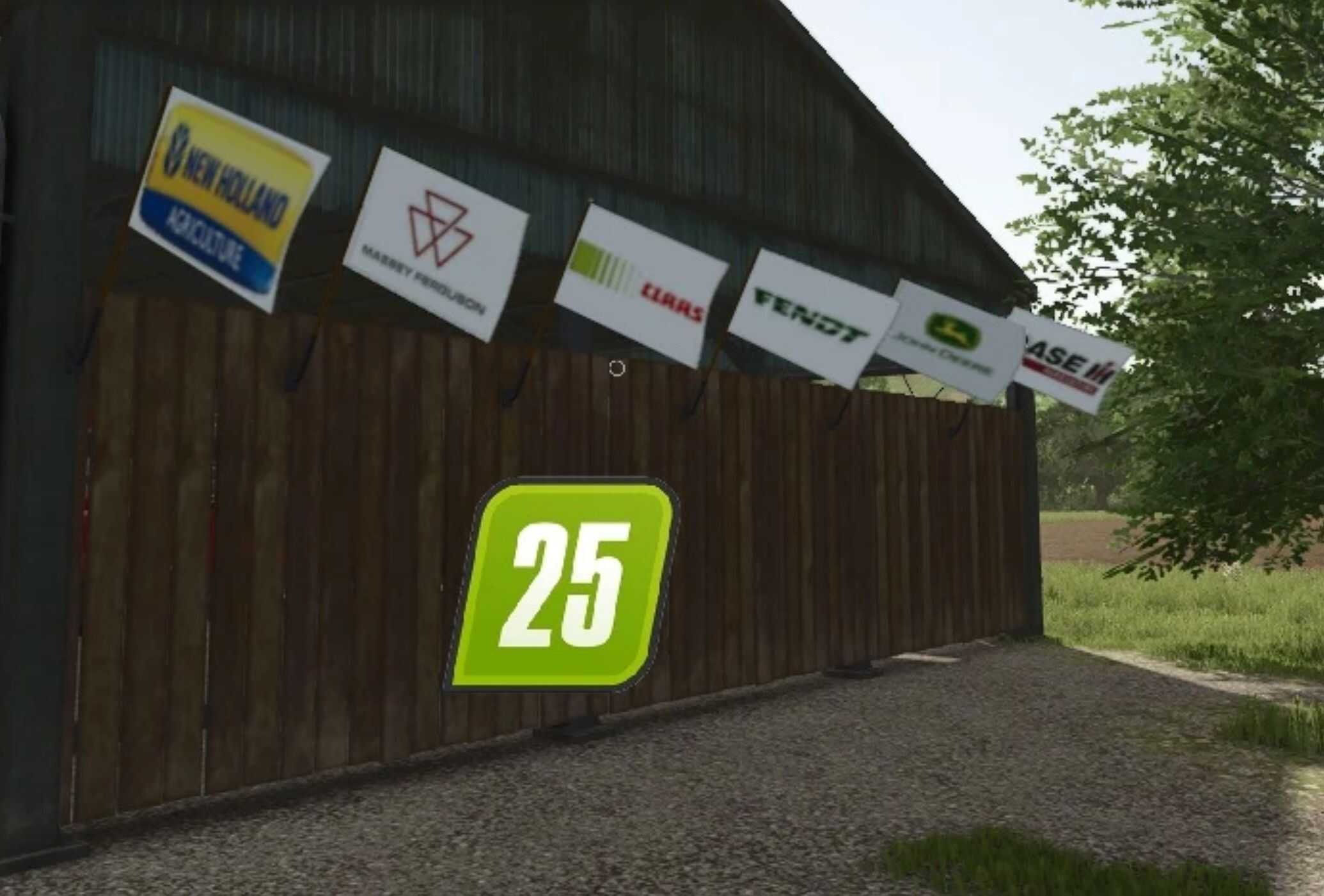 Tractor Brands Wall Flag Pack v1.0